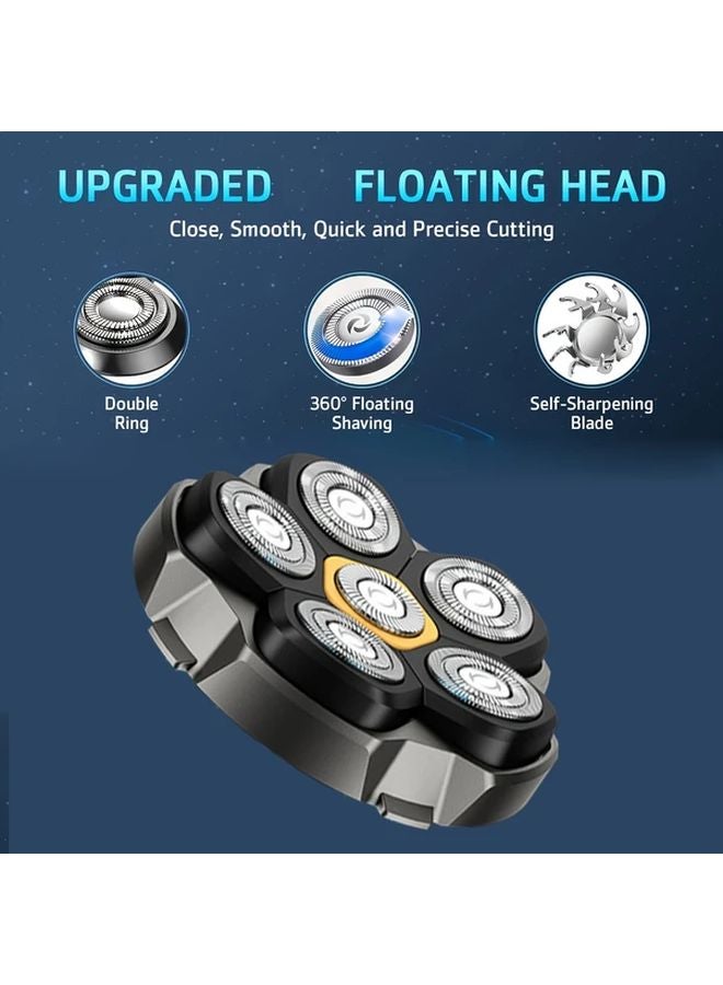 2 Piece Electric Shaver Replacement Heads Floating Blades For Beard Mustache - Image 3